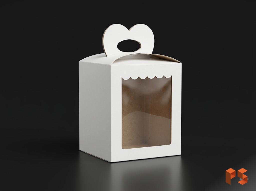 Maletin Grande C/Visor Blanco 14X14X17