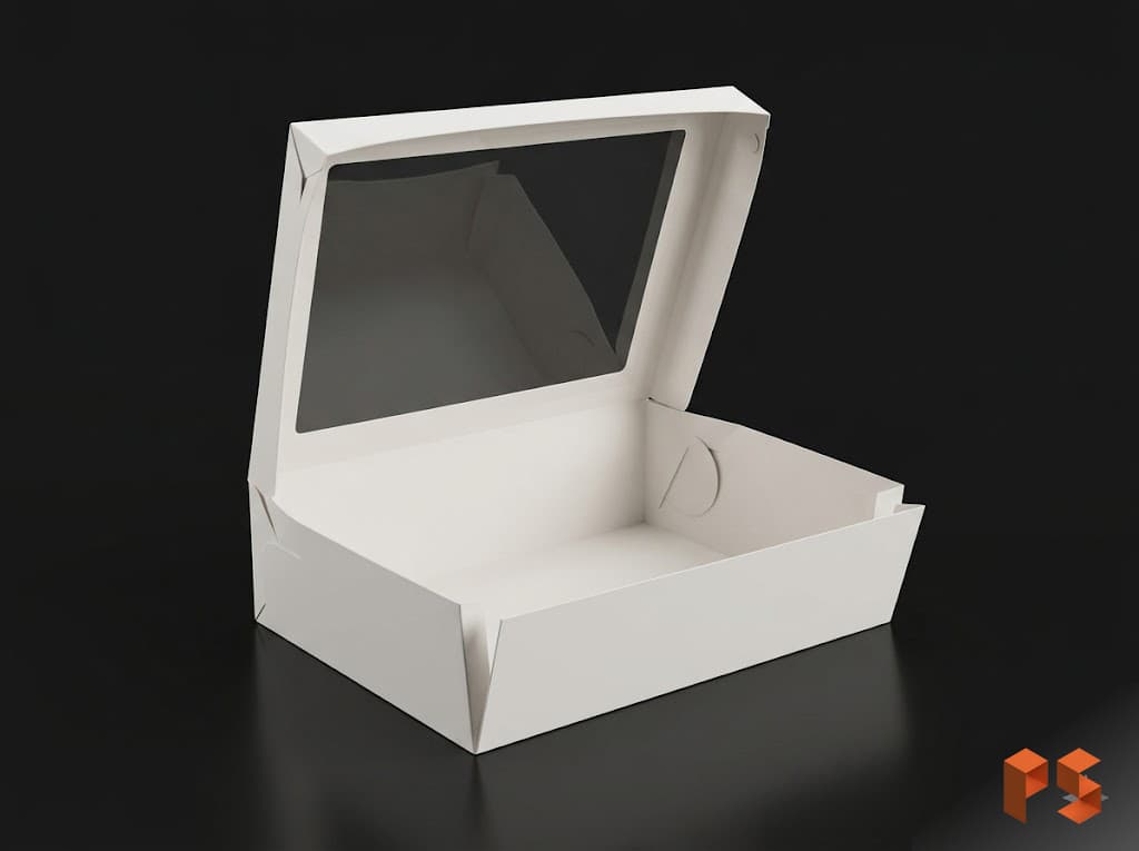Desayuno chica con visor 26x18x10 cm