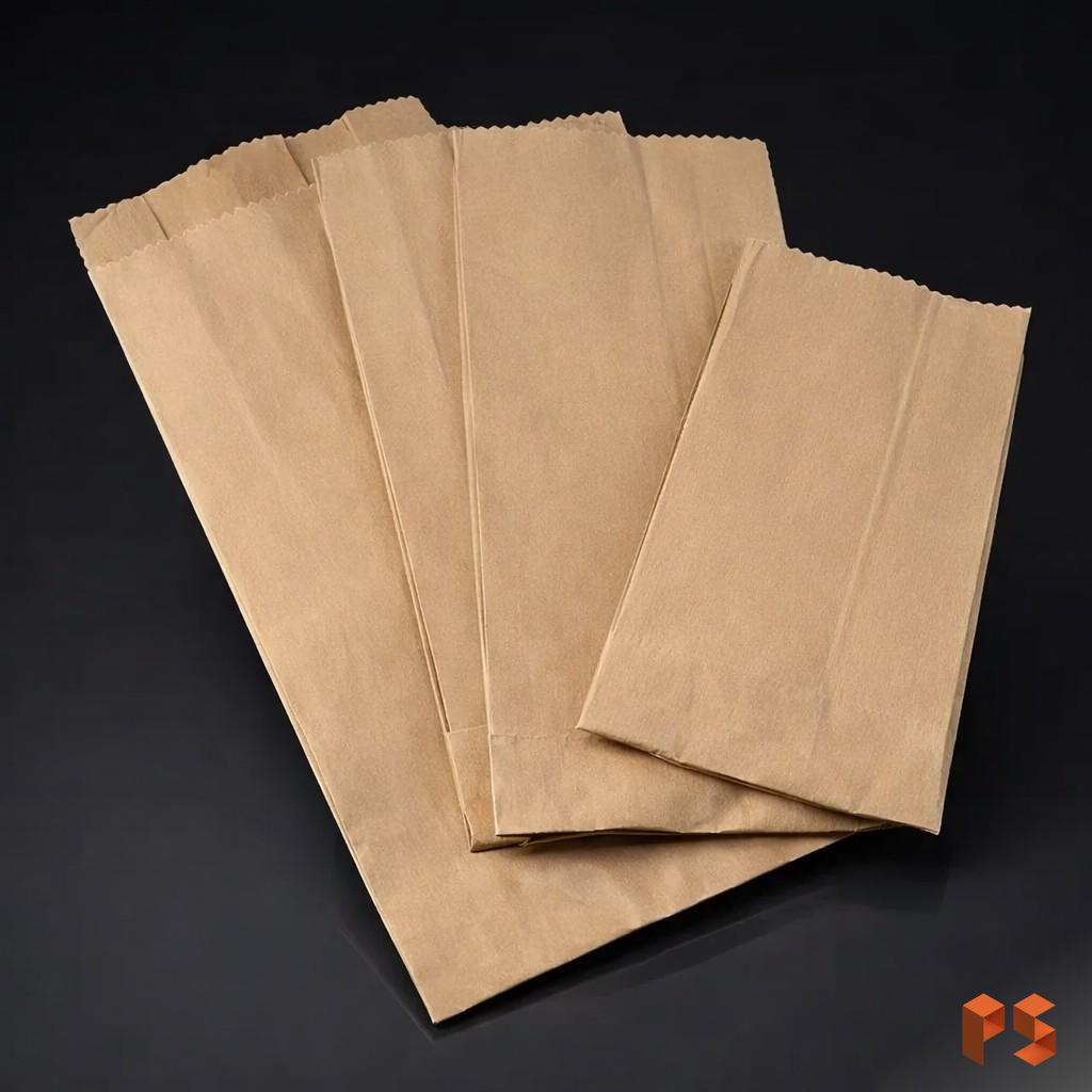 Bolsas kraft sin base