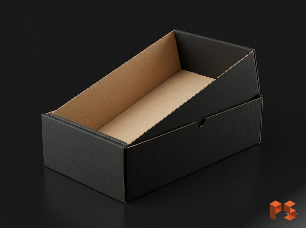 Caja B/T Negra x 2 Botellas 35x18x9 cm