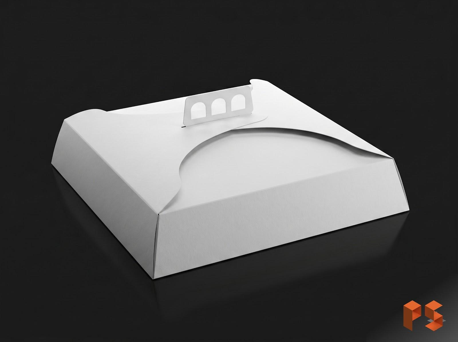 Caja para Tarta C/Manija 30x30x6 cm