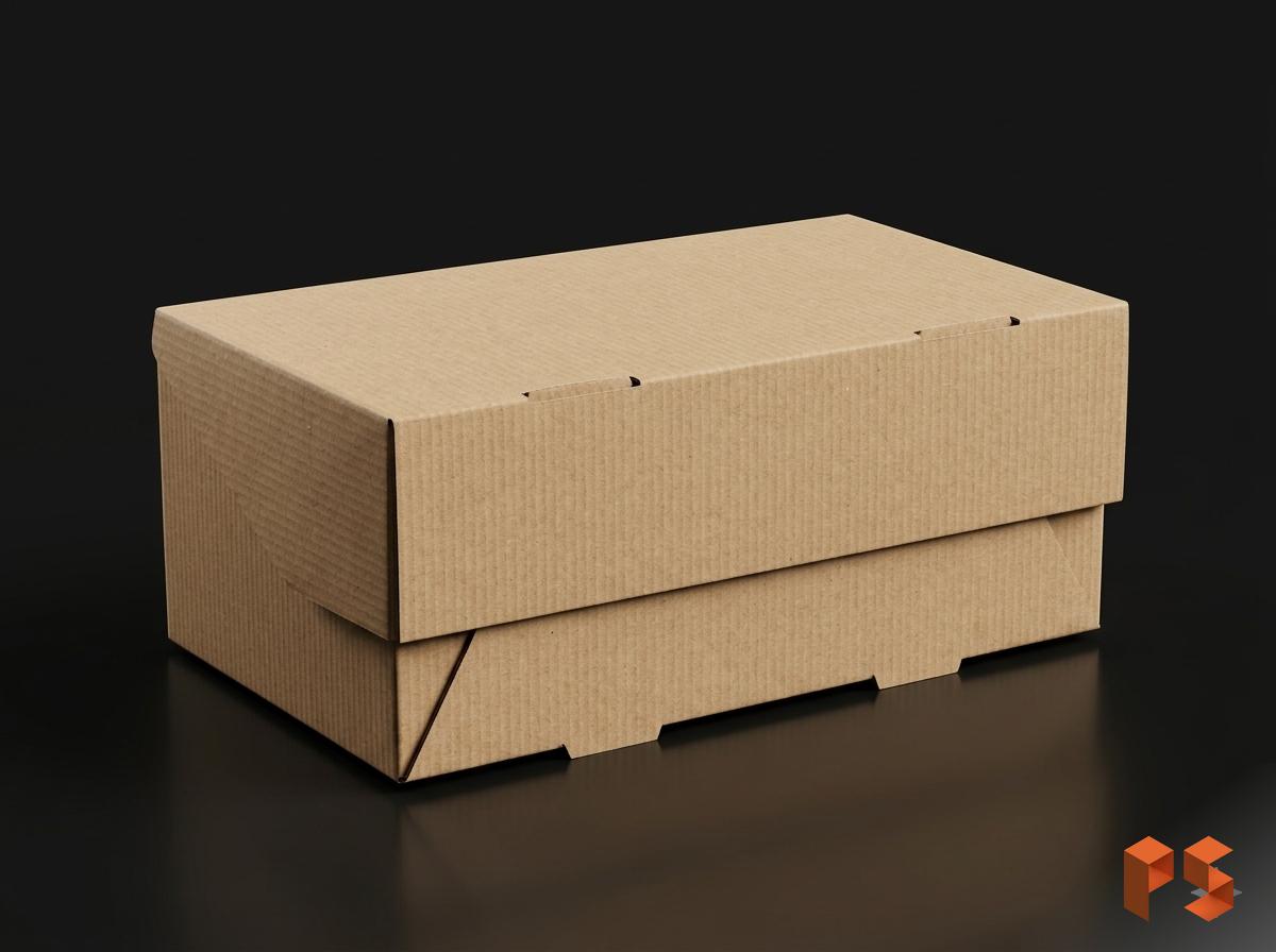 Caja Hamburguesa Microcorrugado 25x14x10 cm