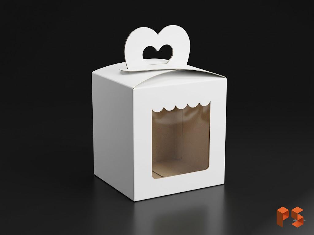 Maletin Chico C/Visor Blanco 10x10x11 cm