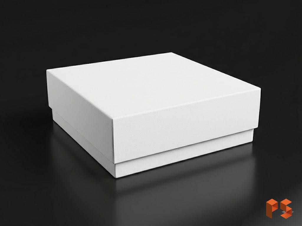 Caja cuadrada grande 10x10x3 cm